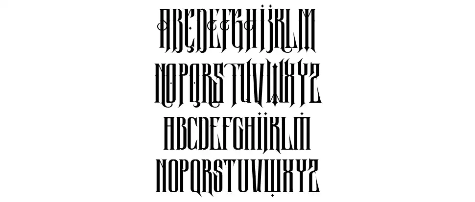Wolfgangfont specimens