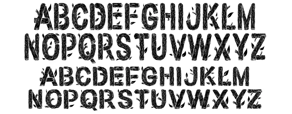 Woodysseyfont specimens