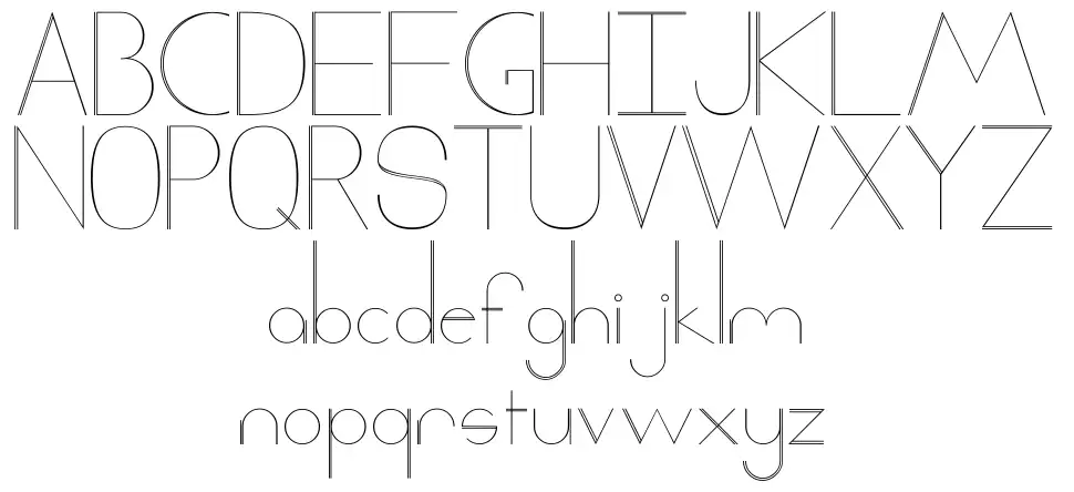 Xackfont specimens