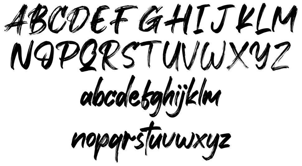 Xantoridfont specimens