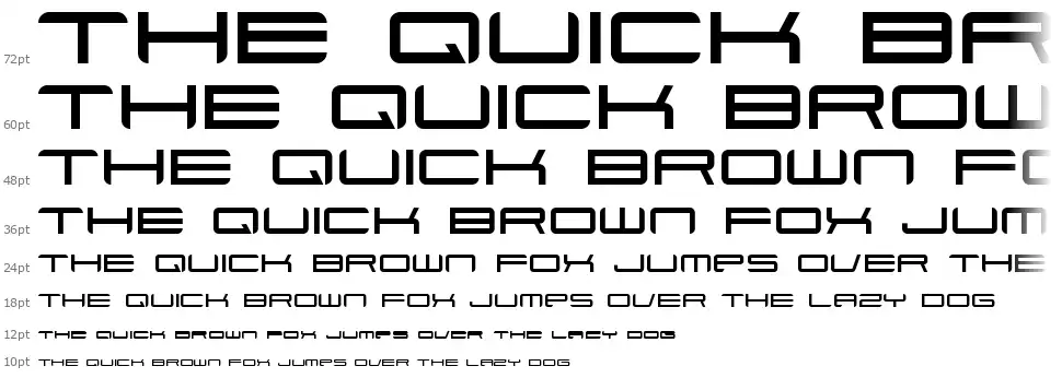 Xenotronfont waterfall