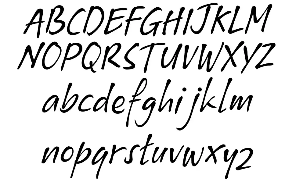 Xylingfont specimens