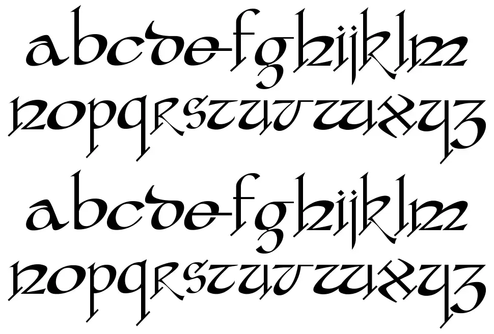 Yafitfont specimens
