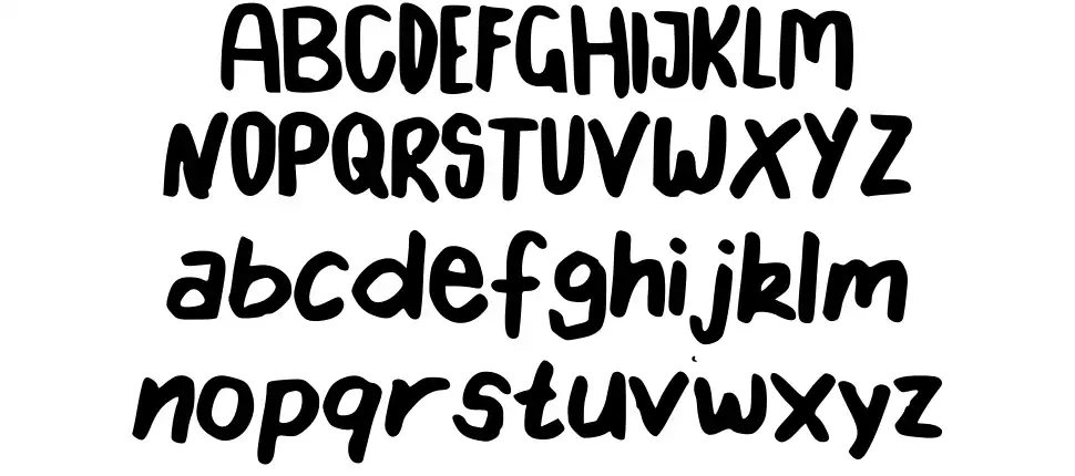 Yearbookfont specimens