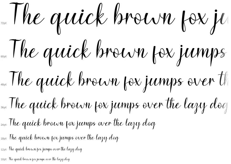 Yellow Displayfont waterfall