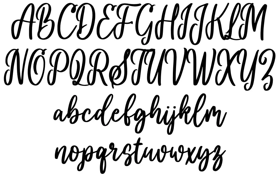 You Are My Everythink Displayfont specimens