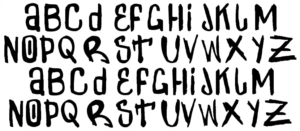Zdarxfont specimens