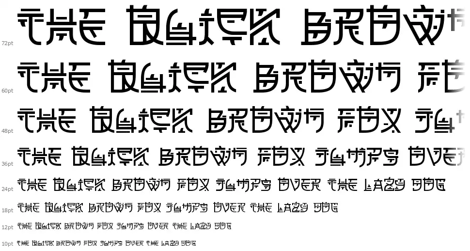 Zilap Orientalfont waterfall