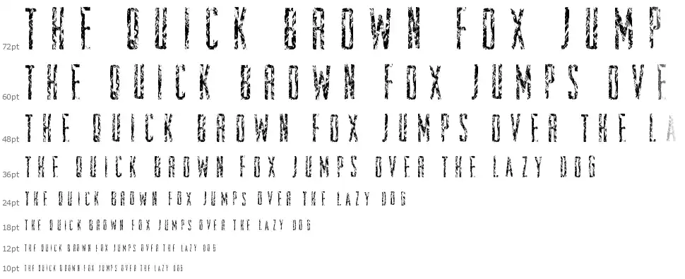 Zombie Storyfont waterfall