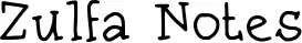 Zulfa Notes
